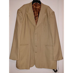 Vitaliano Mens Suit Jacket Blazer Sport Coat Size 54 L/ 50W